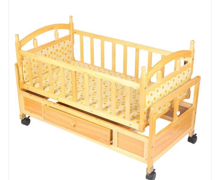 baby cot and swing 0