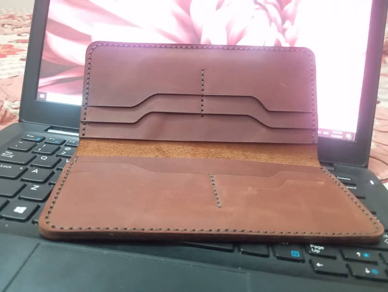 Genunine Wax & OIl Pulup Leather Long Wallet 0 3 1 2 8 9 6  3 4 3 6 1