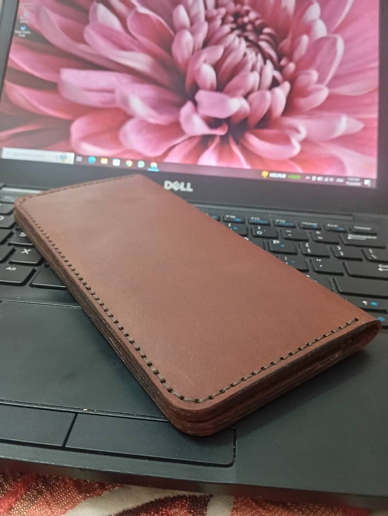 Genunine Wax & OIl Pulup Leather Long Wallet 0 3 1 2 8 9 6  3 4 3 6 2