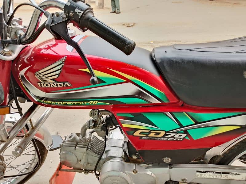 Honda 70 2022 model Punjab number Faisalabad 03016019066 7