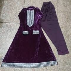 velvet shirt with silk trouser