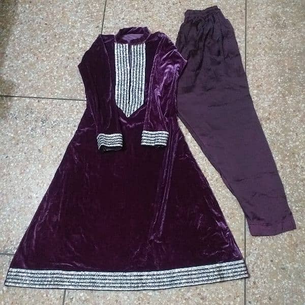 velvet shirt with silk trouser 0