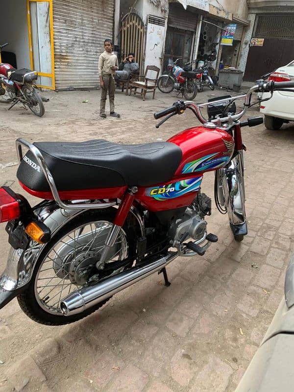 CD 70cc Bike for sale Open letter. 4