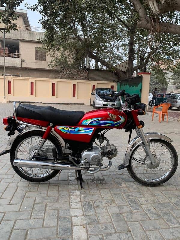 CD 70cc Bike for sale Open letter. 6