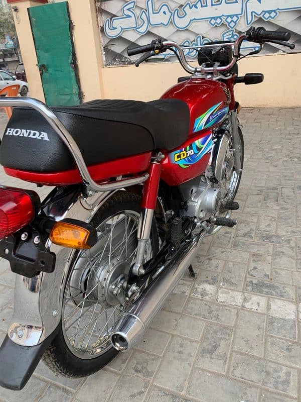 CD 70cc Bike for sale Open letter. 8