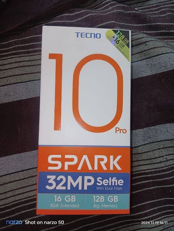 Tecno Spark 10 Pro 8+8. . . 128 5