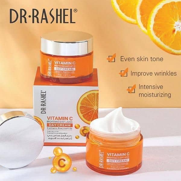 Dr- rashiel vitamin c scrub,urgent facial and vitamin c serum 1