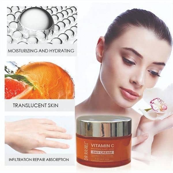 Dr- rashiel vitamin c scrub,urgent facial and vitamin c serum 3