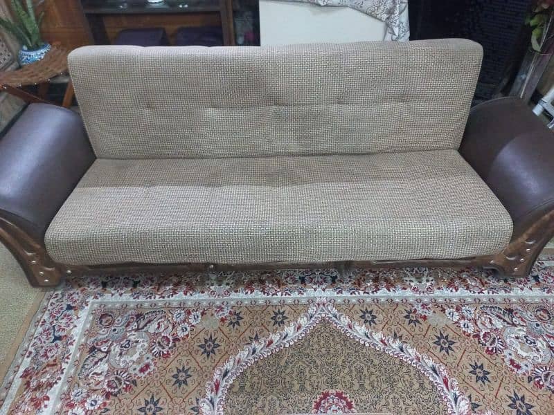 sofa cum bed in very good condition 0