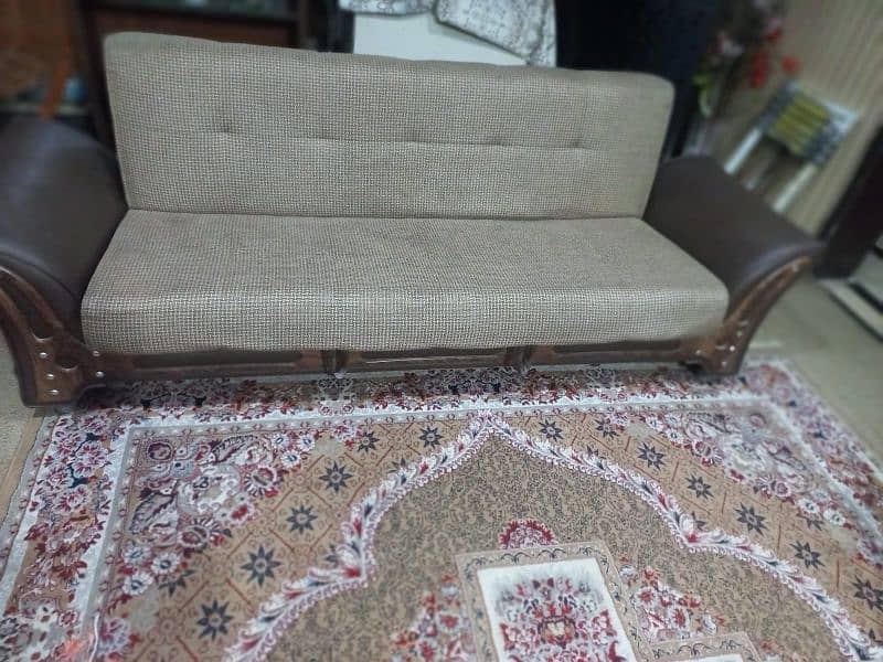 sofa cum bed in very good condition 1