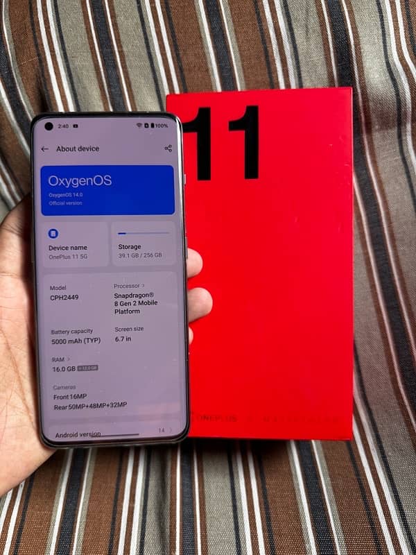 Oneplus 11 16/256 Official PTA Approved 1