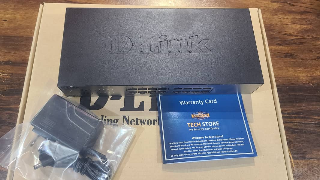 D-Link | Switch | DGS-1016D Gigabit unmanaged Branded used (With Box) 15