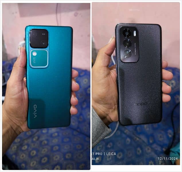 OPPO Reno 12 12/512 Vivo V30 12/256 just box open 0