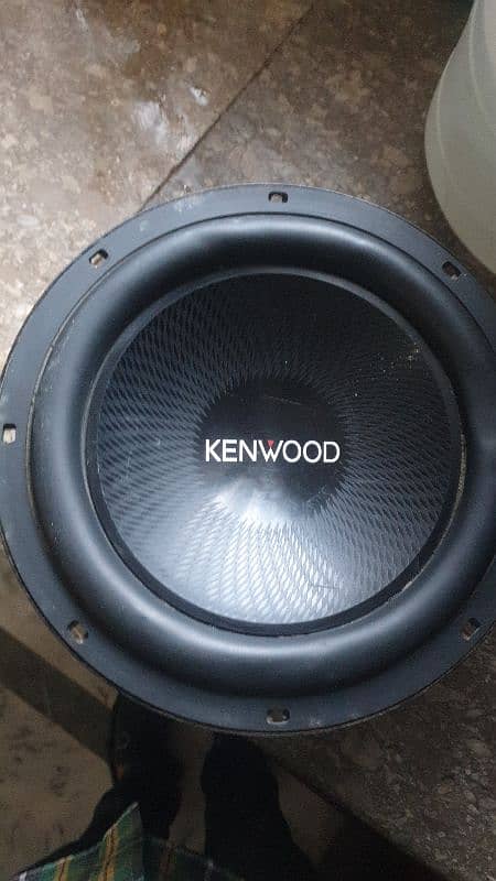 kenwood woofer 10 inch original heavy bass 0