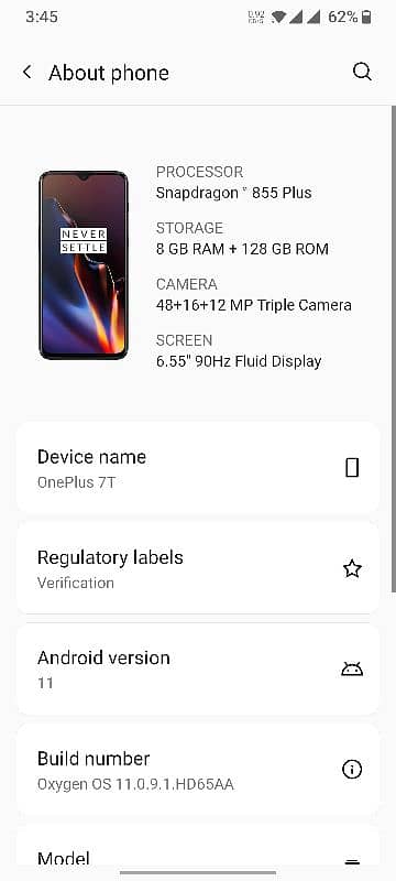 oneplus 7T 0