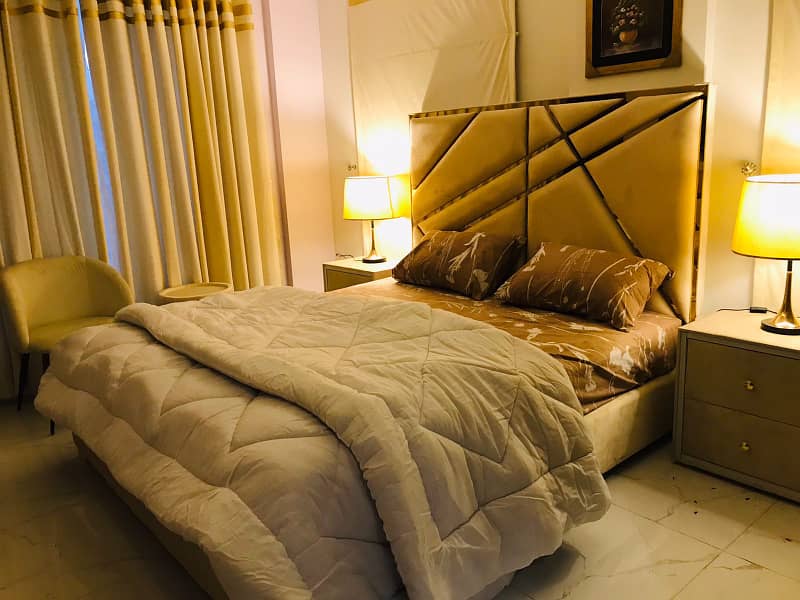 Perfect Lahore Stay: 1-Bedroom Apartment For Rent Bahria Town lahore 0