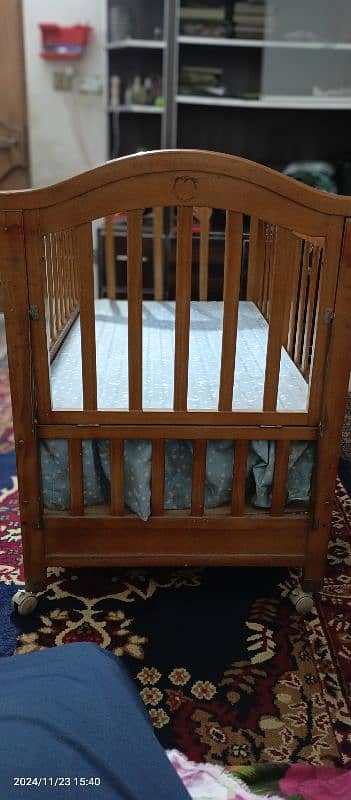 Pinewood Baby Bed Crib Rocking Cot 3