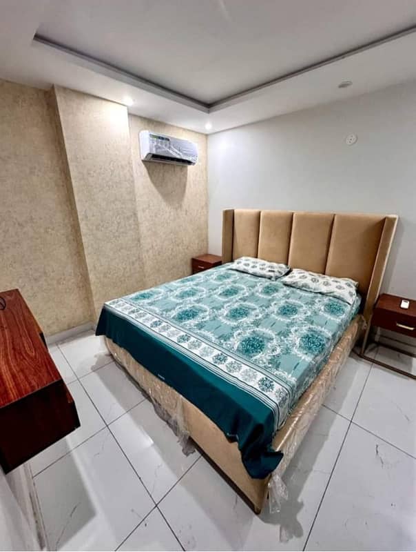 1 Bedroom VIP Full furnish flat per day available in Bahria town Lahore 12