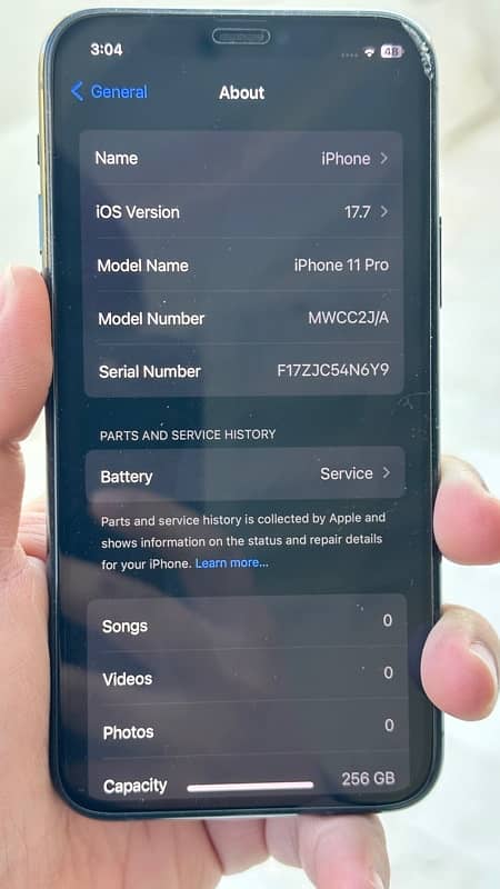 Iphone 11 Pro dual PTA Approved with box 7