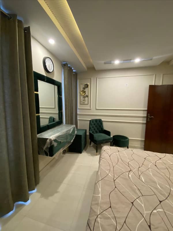 1 Bedroom VIP Full furnish flat per day available in Bahria town Lahore 9