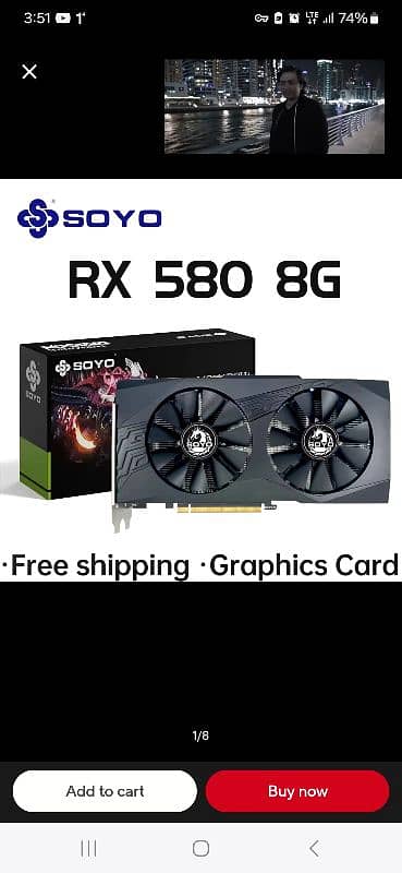 Soyo Rx 580 8gb 1