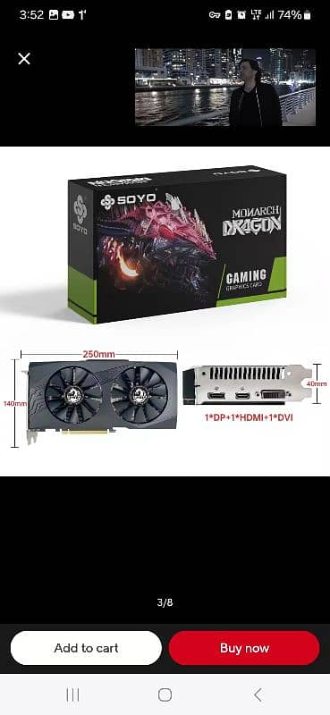 Soyo Rx 580 8gb 3