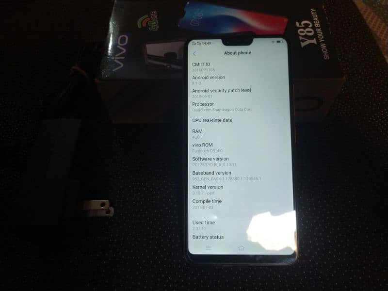 vivo y85 white pin dot for sale 6