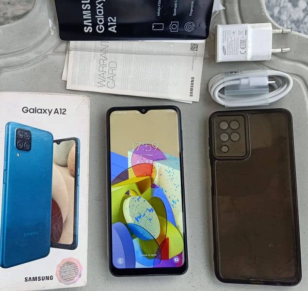 Samsung Galaxy A12 4/128GB,*2Month WaRnty"ist Hand"Lusssshh 10/9.5,* 0