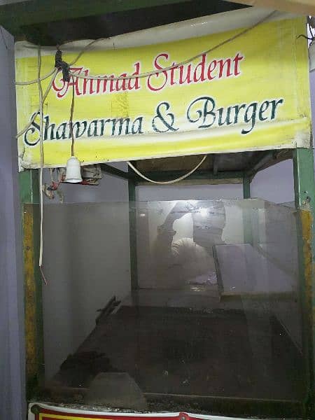 Burgers shawarma & finger chips counter 6