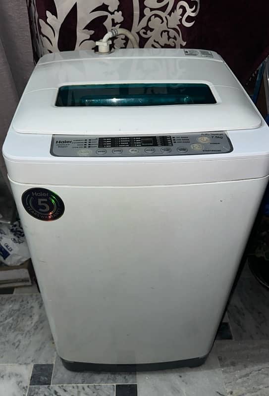 Haier 7.5 KG Top Load Fully Automatic Washing Machine 75-918 – White 0