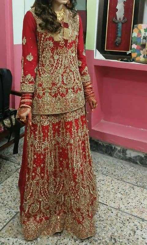 Brand new bridal lehnga from lahore 1