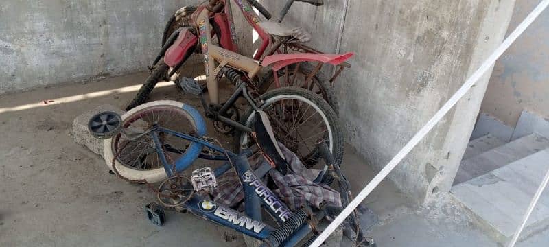 3 Bicycles for sale 0