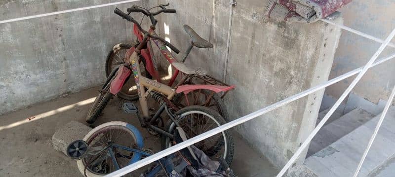 3 Bicycles for sale 1