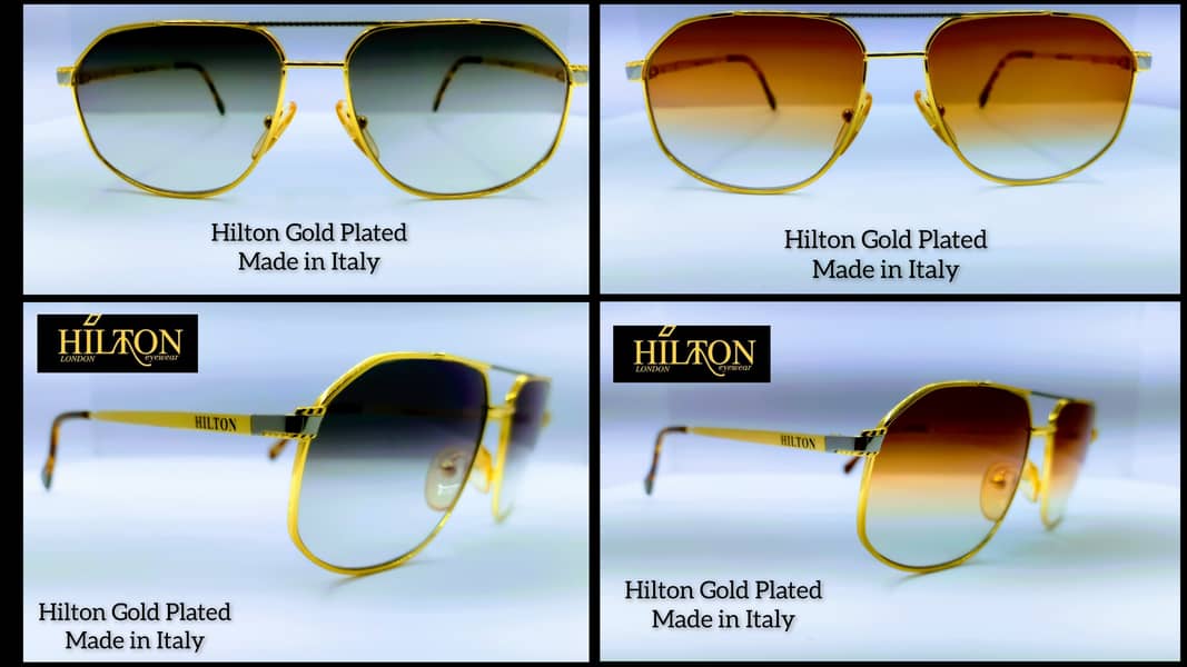 Original Jaguar Gold Plated Persol Ferrari Hilton Ray Ban Levis Rayban 14