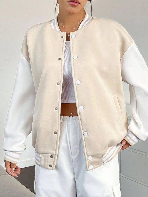 Men's Cotton plain white and skin color jacket (Read description) 2