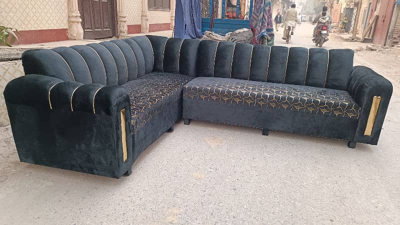 6 seat Lsahpe Sofa good quality 1