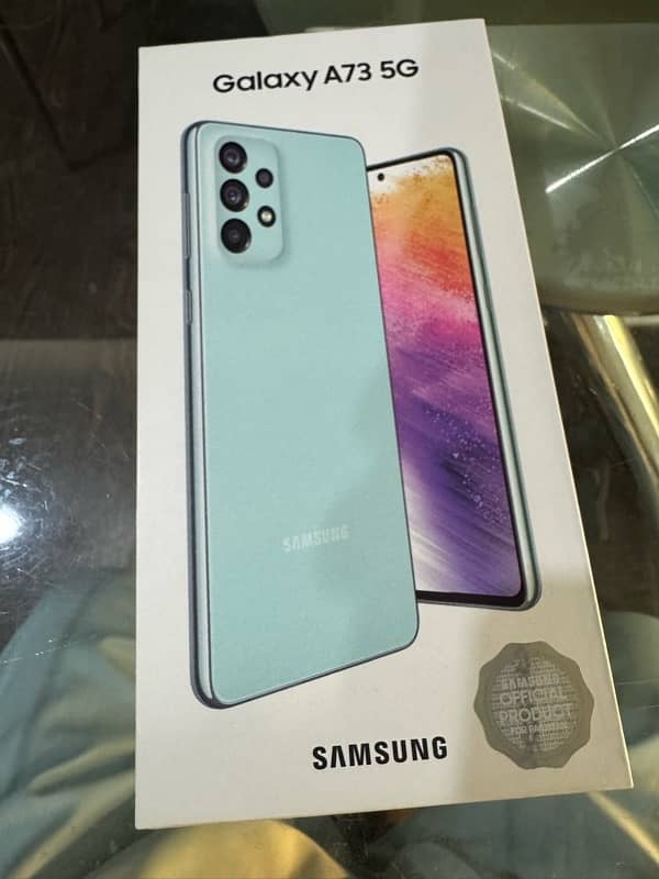 Samsung galaxy A73 5g with 25 watt charger 10