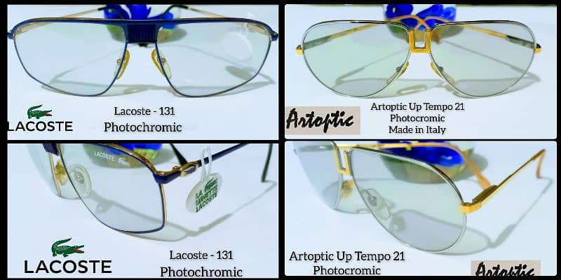 Original Photochromic Lacoste Gold Plated Persol Ray ban Levis Rayban 7