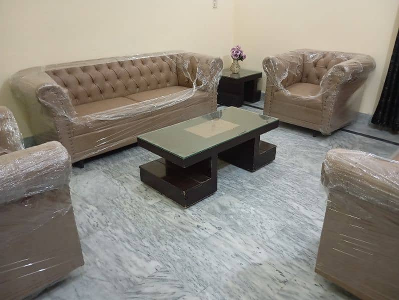 brand new 7 seater sofa set for sale (3+2+1+1). price 120000 0