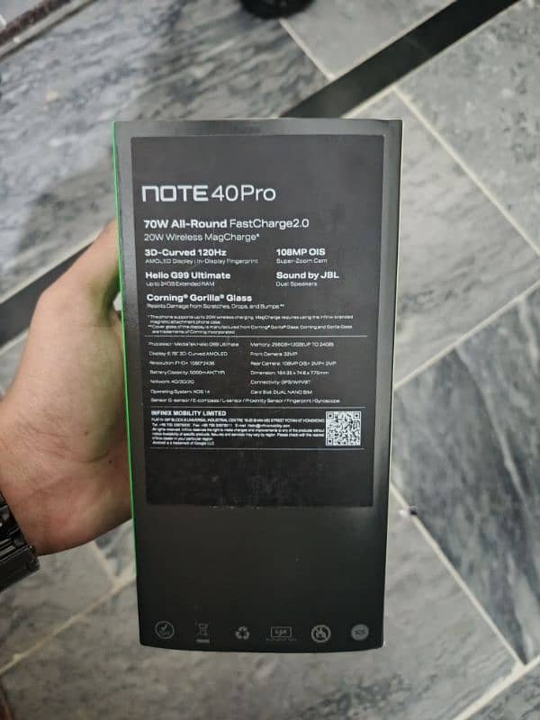 Infinix note 40 pro 6