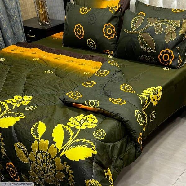 6 PCs Premium Razai Set (Cotton Fabric) 4