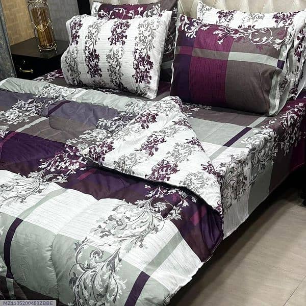 6 PCs Premium Razai Set (Cotton Fabric) 6