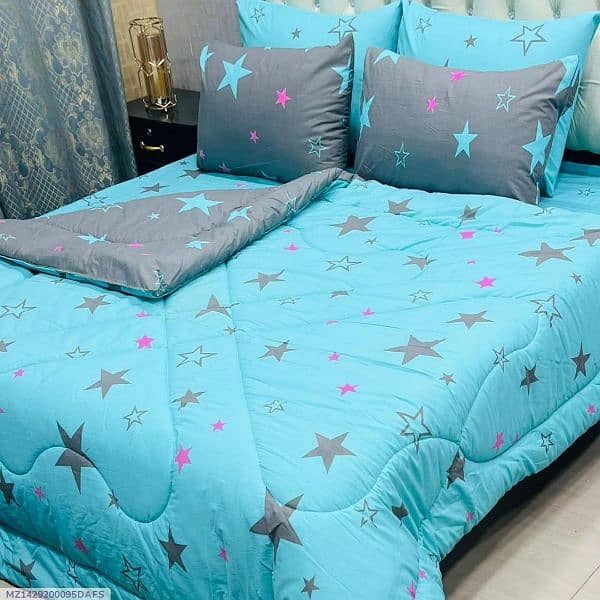 6 PCs Premium Razai Set (Cotton Fabric) 11