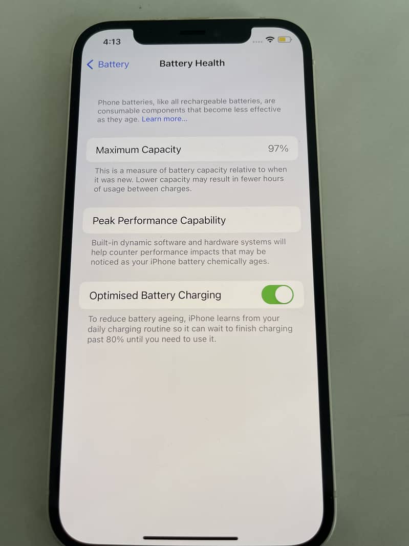 Iphone 12 non PTA 97% battery 5