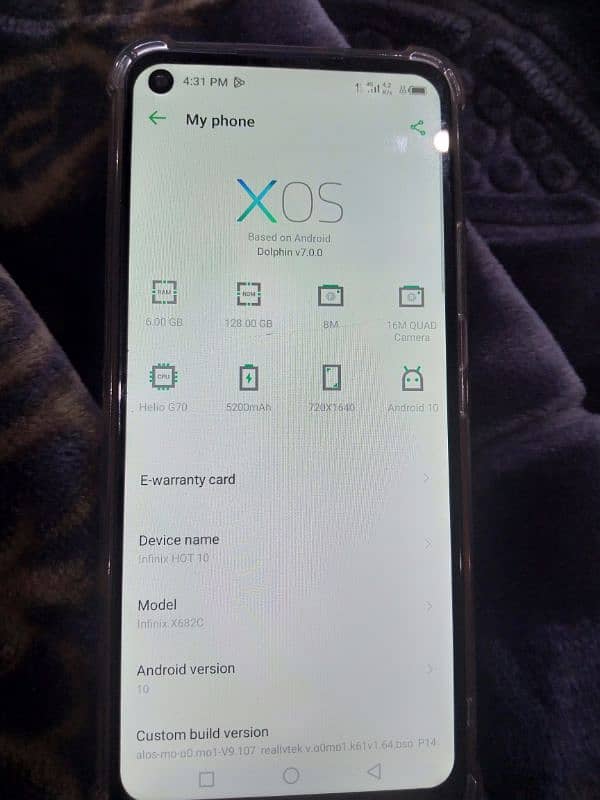 infinix hot 10 6 128 2