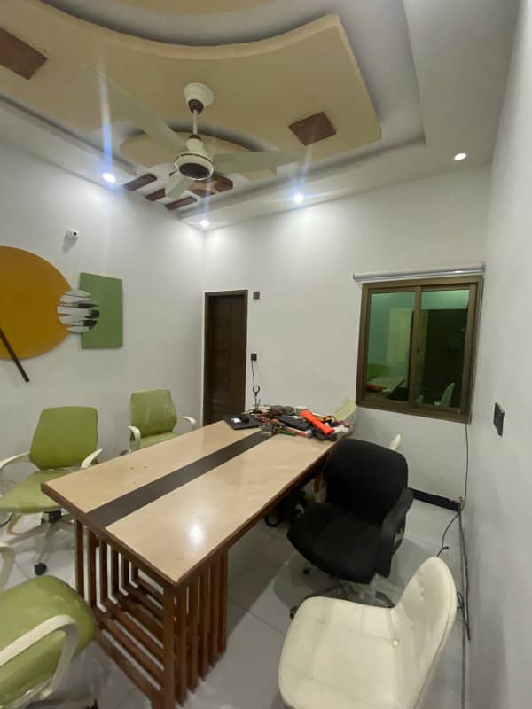 Ground floor portion office for rent 2000sqft in shahar e Faisal 4