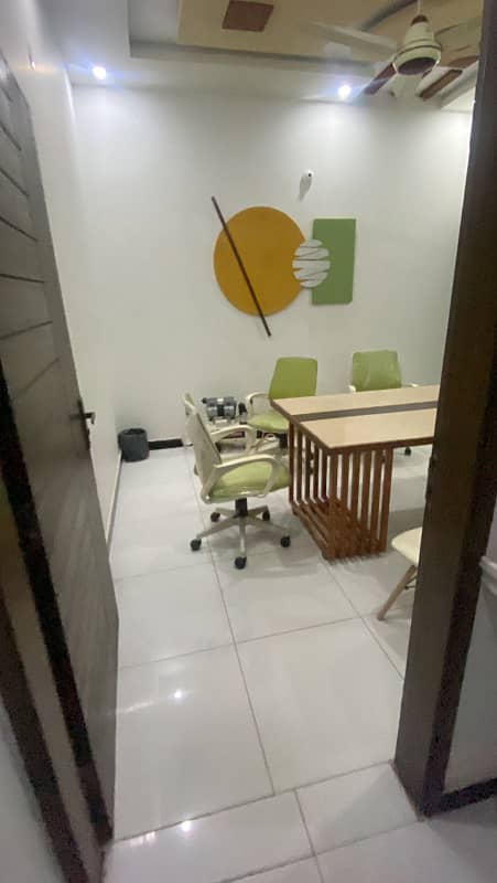 Ground floor portion office for rent 2000sqft in shahar e Faisal 9