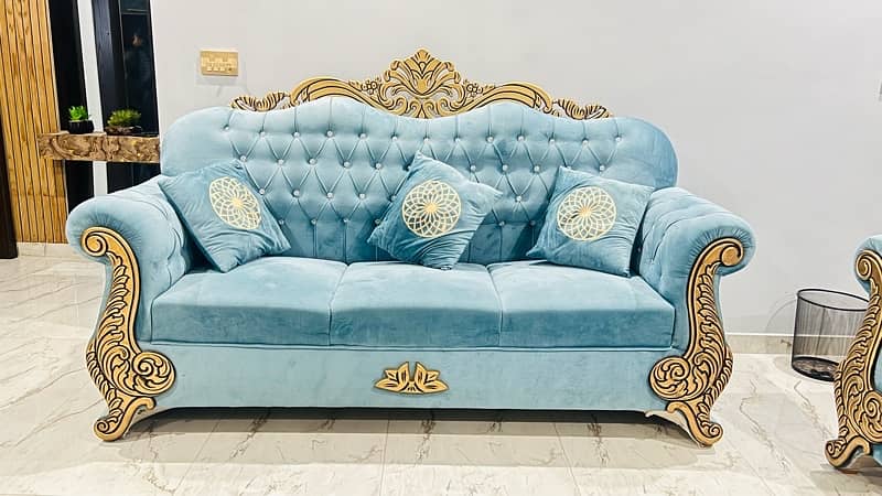 Taj sofa set |6 seater(3+2+1) | Brand new | Elegant clr | Master Molty 2