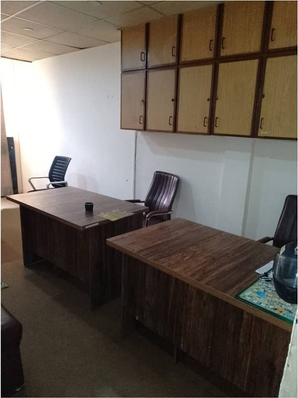 Fully Furnished Area 230 Square Feet Office Available For Rent Real Pictures in Main Boulevard Road Gulberg 3 Lahore 5