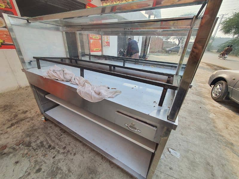 2 brand new counters for food display 1